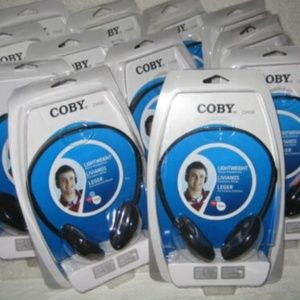 Coby CVH32 Lightweight Stereo Headphones-New!